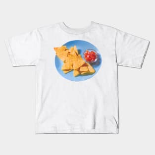 Nachos Snack Photo Art Kids T-Shirt